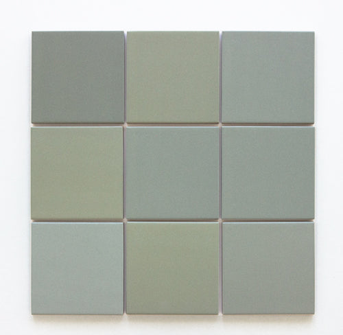 RUBIK sage green porcelain tiles