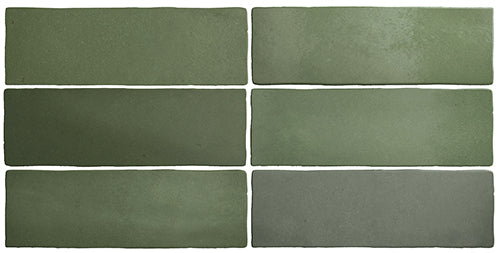 65X200 MAGMA MALACHITE MATT D6-P198 SUBWAY TILES