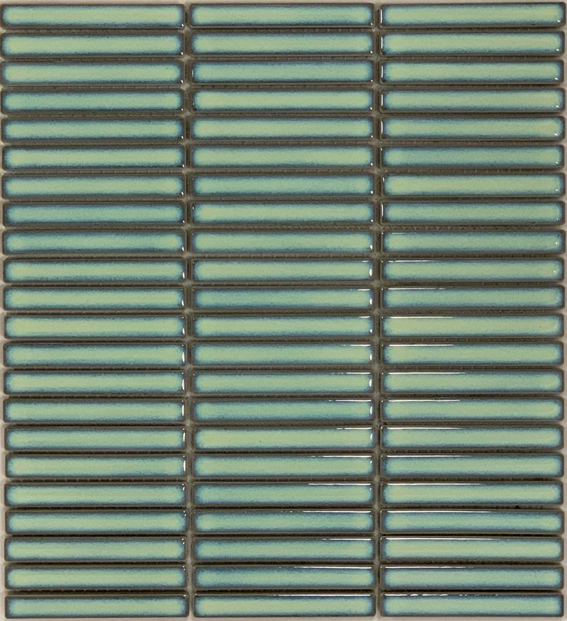 PGHTS-9274 ANTIQUE GREEN GLOSS Q1-P37 KIT KAT TILES