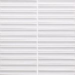 Cottage 3D Strip Mosaic Tiles Gloss White 20x145 size - V1-P21