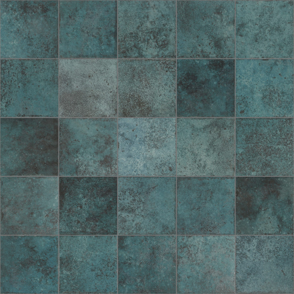 TAHITI Turquoise Porcelain Anti-Slip Tiles 147x147 - Z2-P4