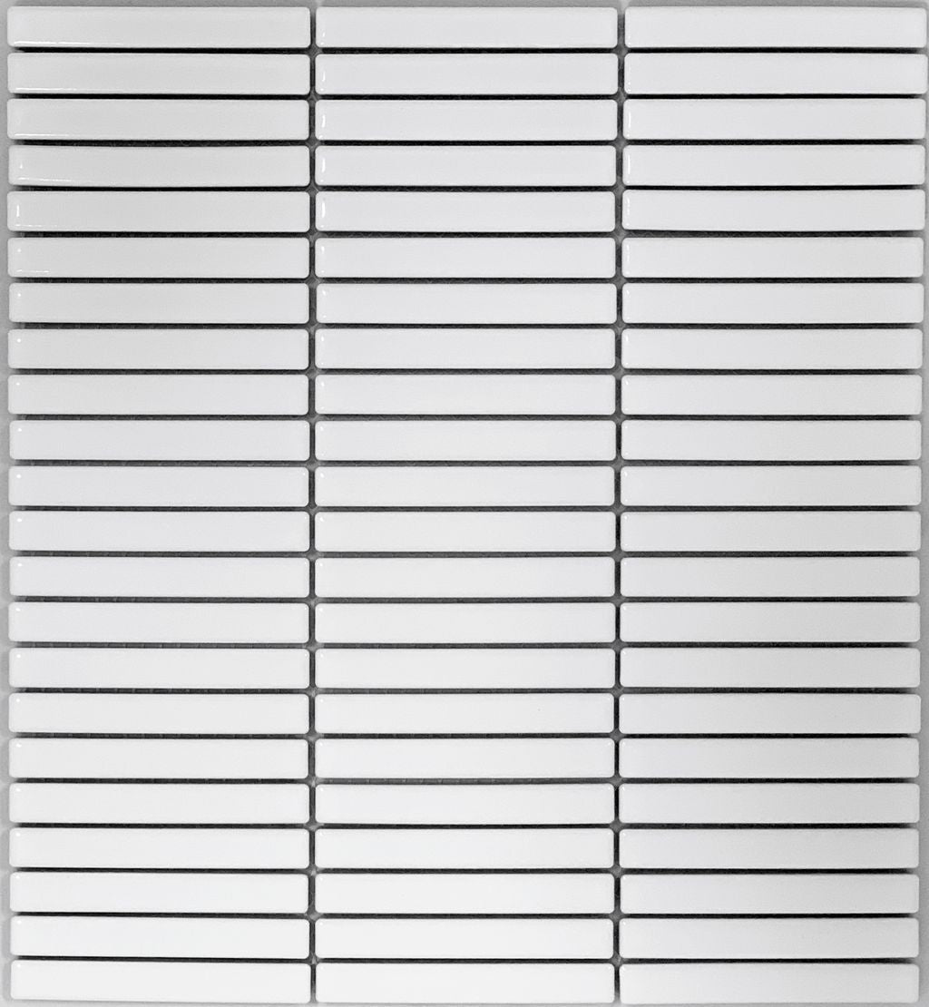 PGHTS-9251 WHITE GLOSS  Q1-P35  12X92MM KIT KAT TILES