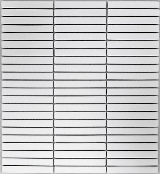 PGHTS-9251 WHITE GLOSS  Q1-P35  12X92MM KIT KAT TILES