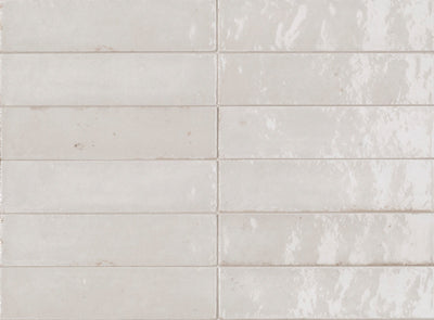 porcelain white gloss handmade tiles