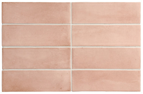 Coco Subway Tiles Orchard Pink Matt 50x150 size - D6-P203