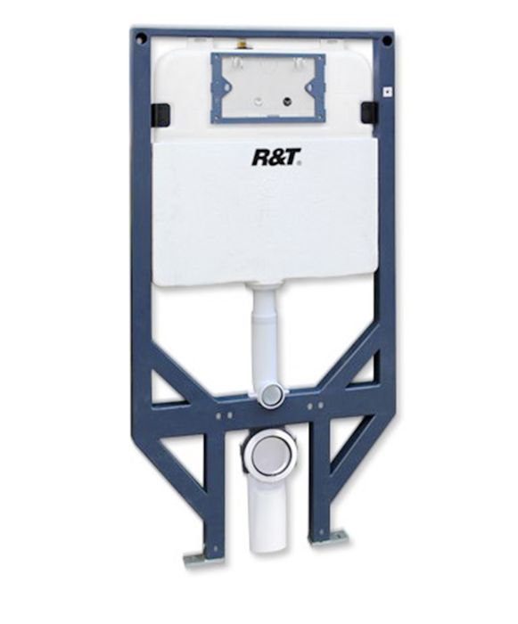 R&T Inwall Cistern Round Hung