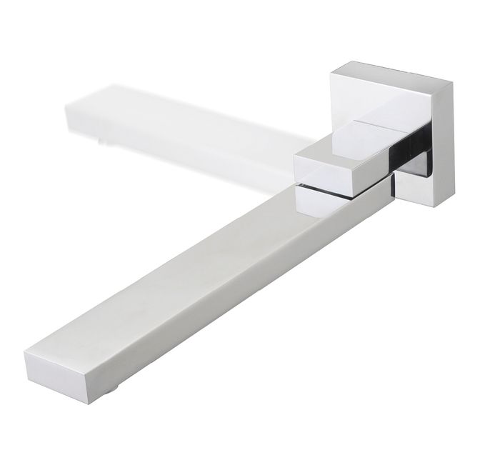Taran Swivel Bath Spout Square Chrome