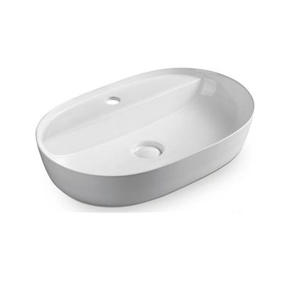 Basin Oval 1TH 615x415x140