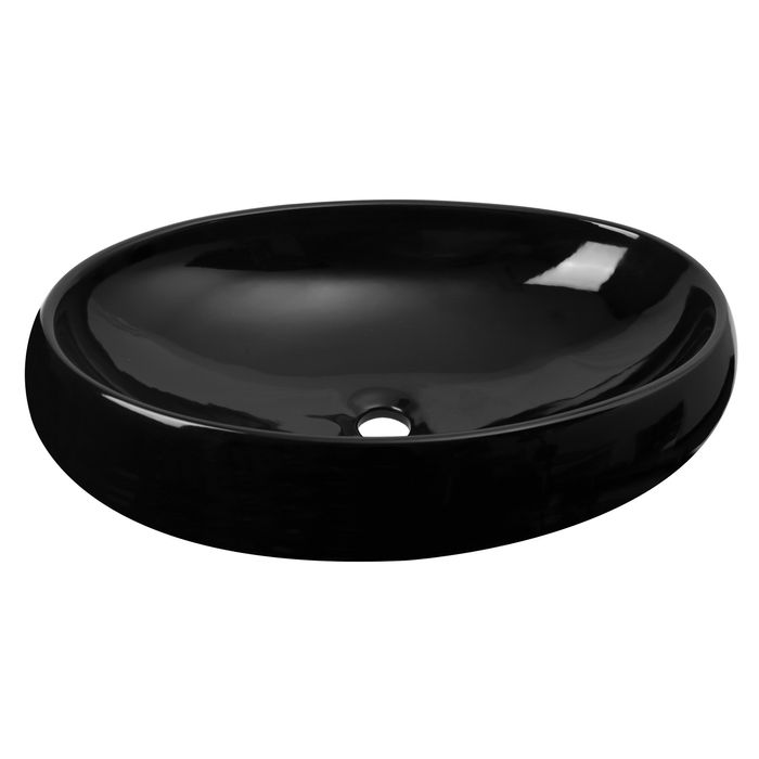 Basin Oval 600x400x150 Black