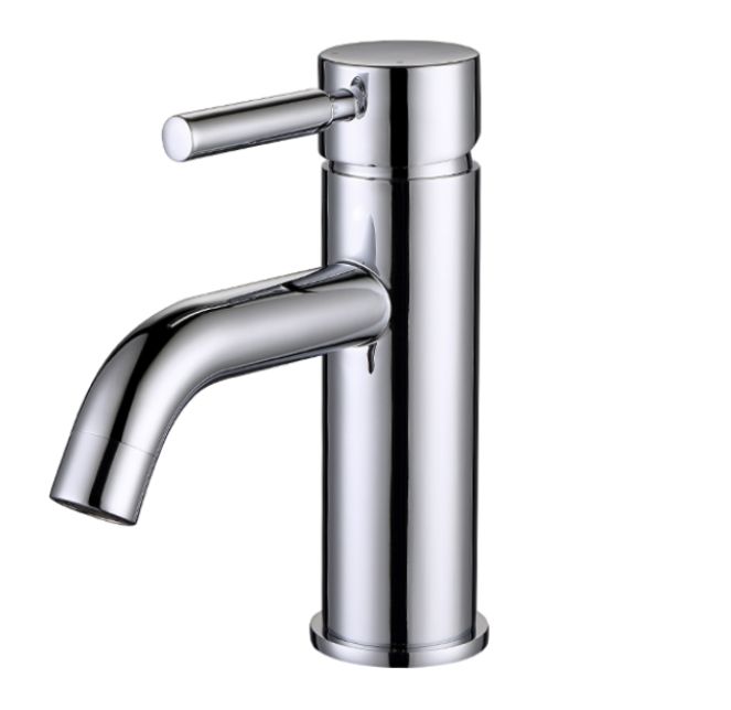 Pavia Curved Basin Mixer Chrome