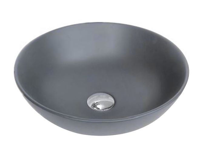 Bondi Basin 400mm Round Matte Grey