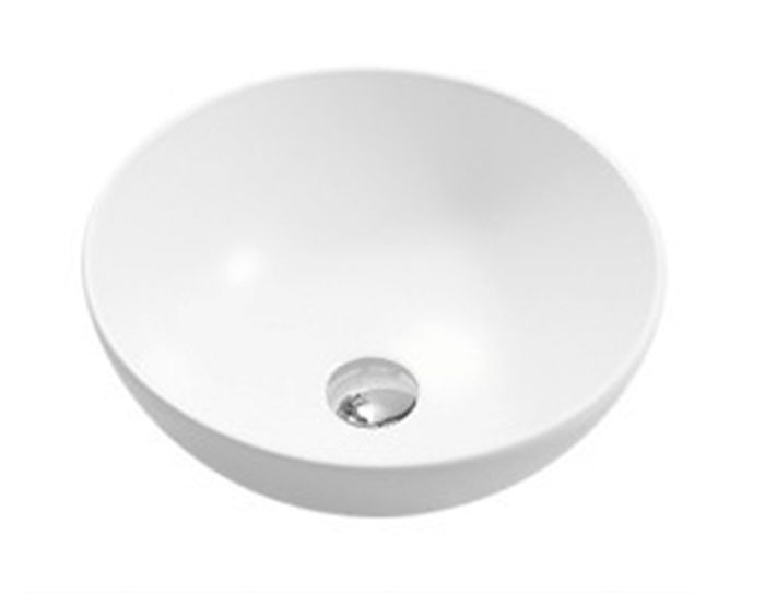 Bondi Basin 400mm Round Gloss White