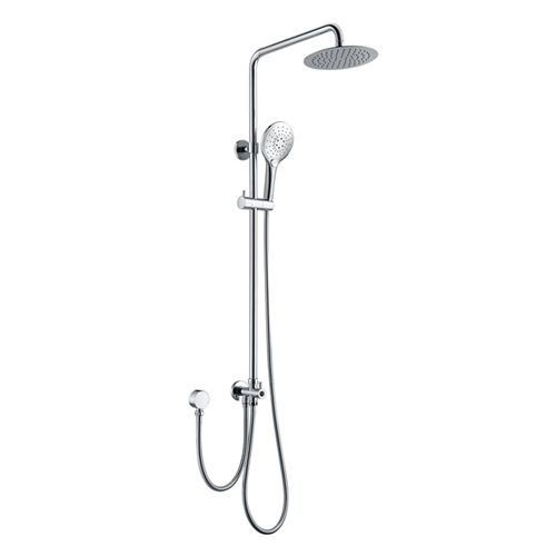 Pavia Shower Dual Hose Round Chrome