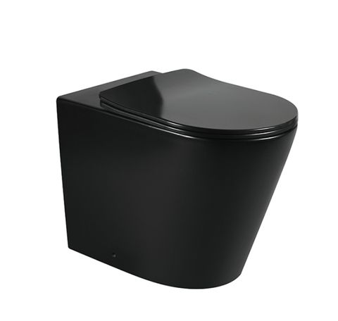 ALZANO Wall Face Rimless Matte Black