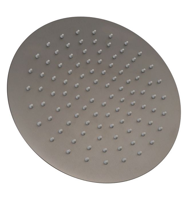 Pavia Showerhead Round 250 Gun Metal