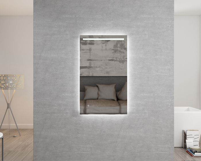 Boston LED Rectangle Mirror 1000x600