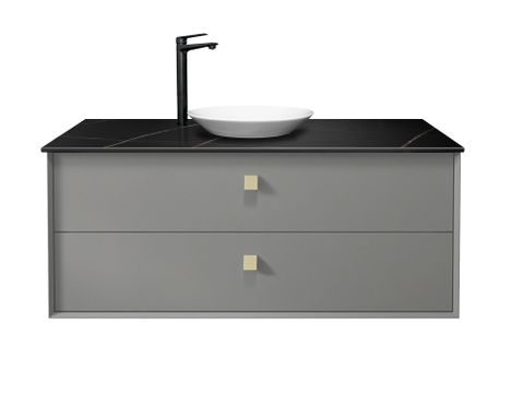 Boston Matte Grey 1200mm Wall Hung Cabinet