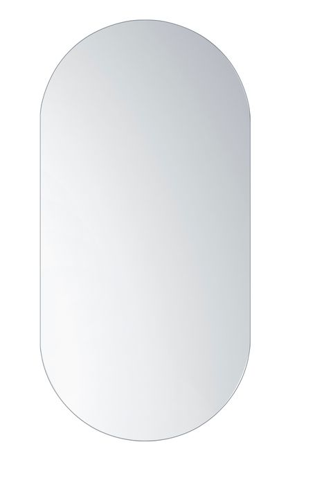 Pencil Edge Oval Shape Mirror