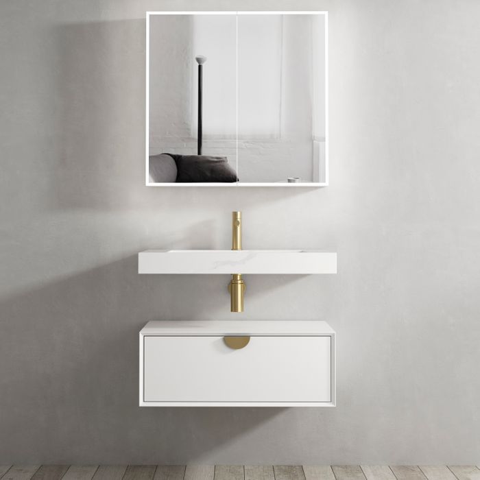 Moonlight Wall Hung Cabinet 750