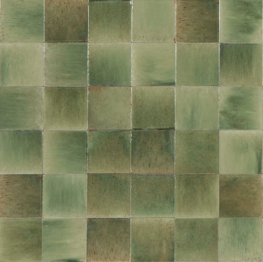 GLEEZE GIADA GREEN GLOSS 100X100 K14-P687 TILES