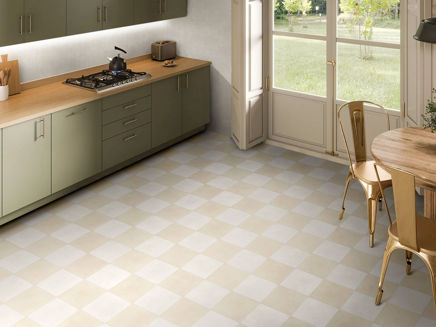 TIFFANY BUTTER MATT P3 200X200 K4-P748 TILES