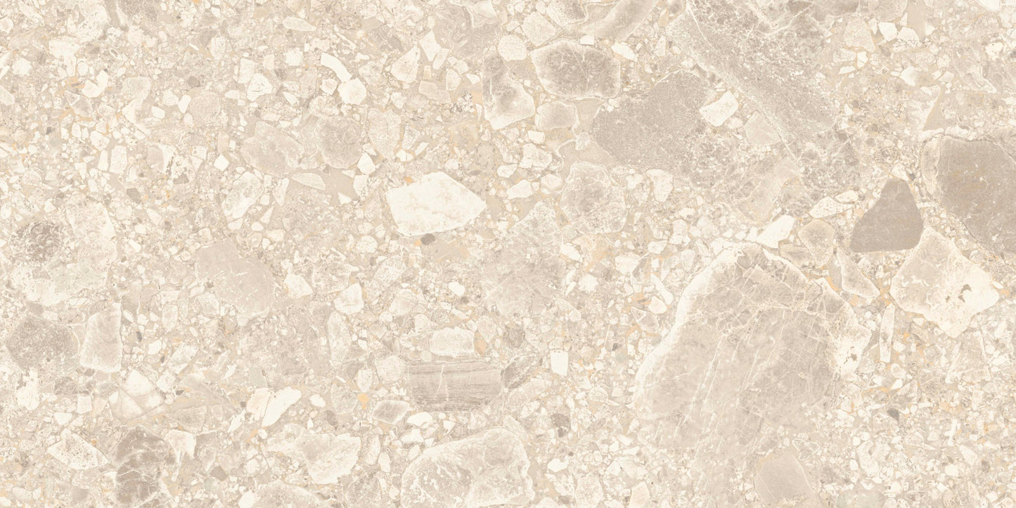 STUDIO TERRAZZO CHAMPAGNE BEIGE MATT P4 300X600 K5-P746 TILES