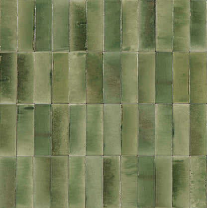 GLEEZE GIADA GREEN GLOSS 100X100 K14-P687 TILES