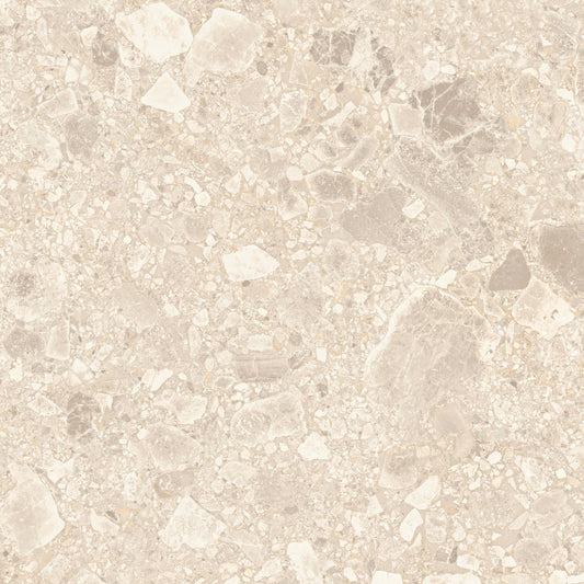 STUDIO TERRAZZO WHITE MATT RECTIFIED P3 600X600 K1-P747 TILES