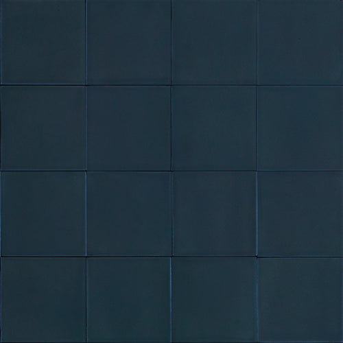 Blue subway tiles