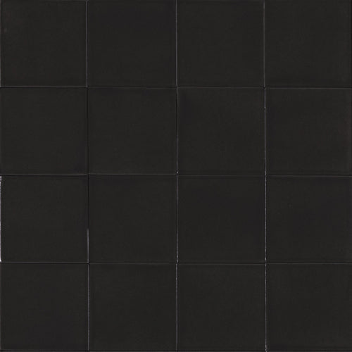 black wall tiles and floor tile