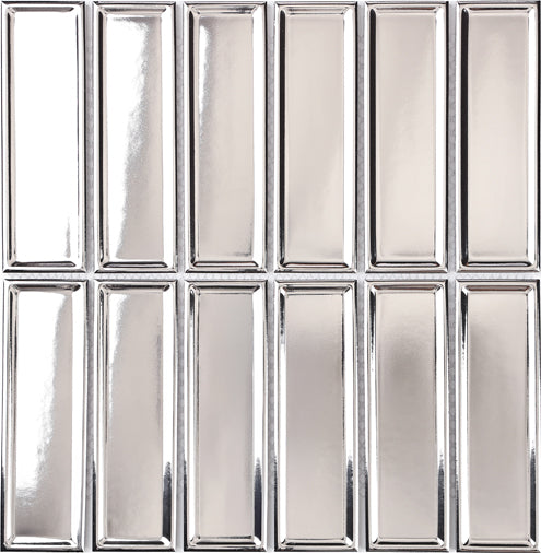 45X145 FRAMED MIRROR GLOSS MOSAIC D6-P217