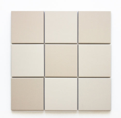 RUBIK cement-look porcelain tile in sand beige