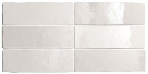 65X200 ARTISAN WHITE GLOSS D12-P201 SUBWAY TILES