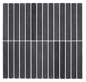 306X292 S.STICKS BASALT HONED MOSAICS D4-P172 TILES