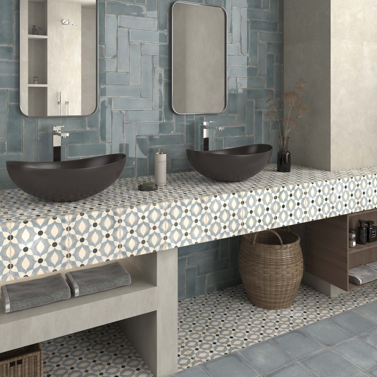 ATLANTIQUE BLEU 200X200  MATTE Z8-P10 TILES