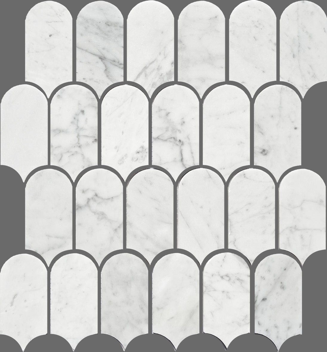 ARTEMIS CARRARA WHITE FEATHER HONED 50X103 K13-P707