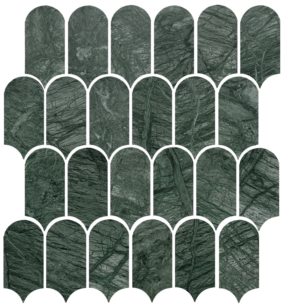 ARTEMIS INDIAN GREEN FEATHER HONED 50X103 K20-P707