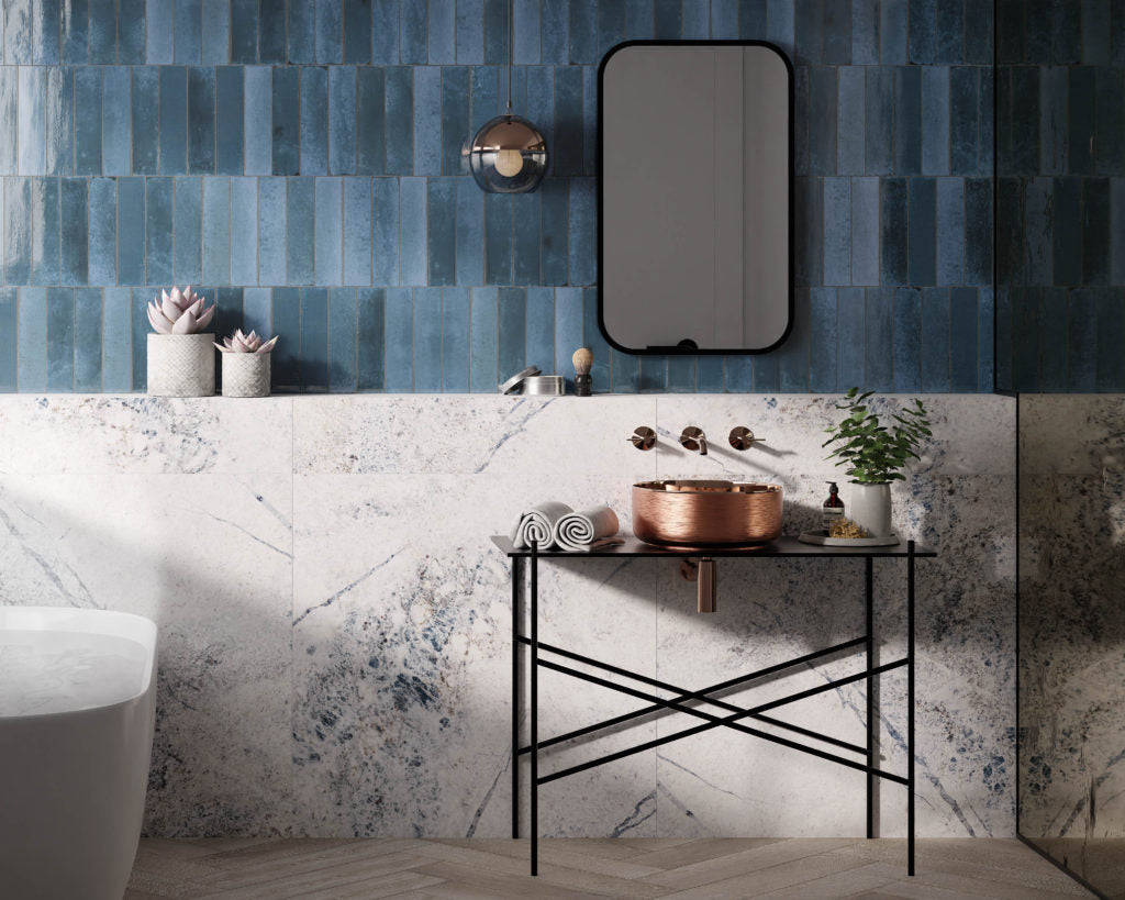 AGADIR LAGO  70 x 280  ULTRA-GLOSS Z9-P2 SUBWAY TILES