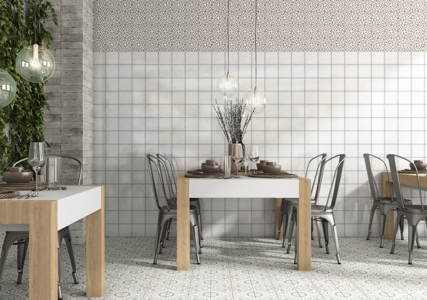 E234126 ANDRA WHITE MATT 150X150 K20-P610 TILES