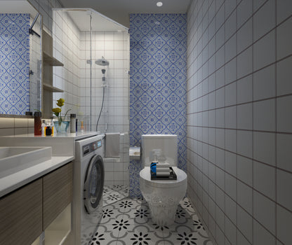 MOROCCO PERSIAN BLUE GLOSS 200X200 K2-P720 TILES