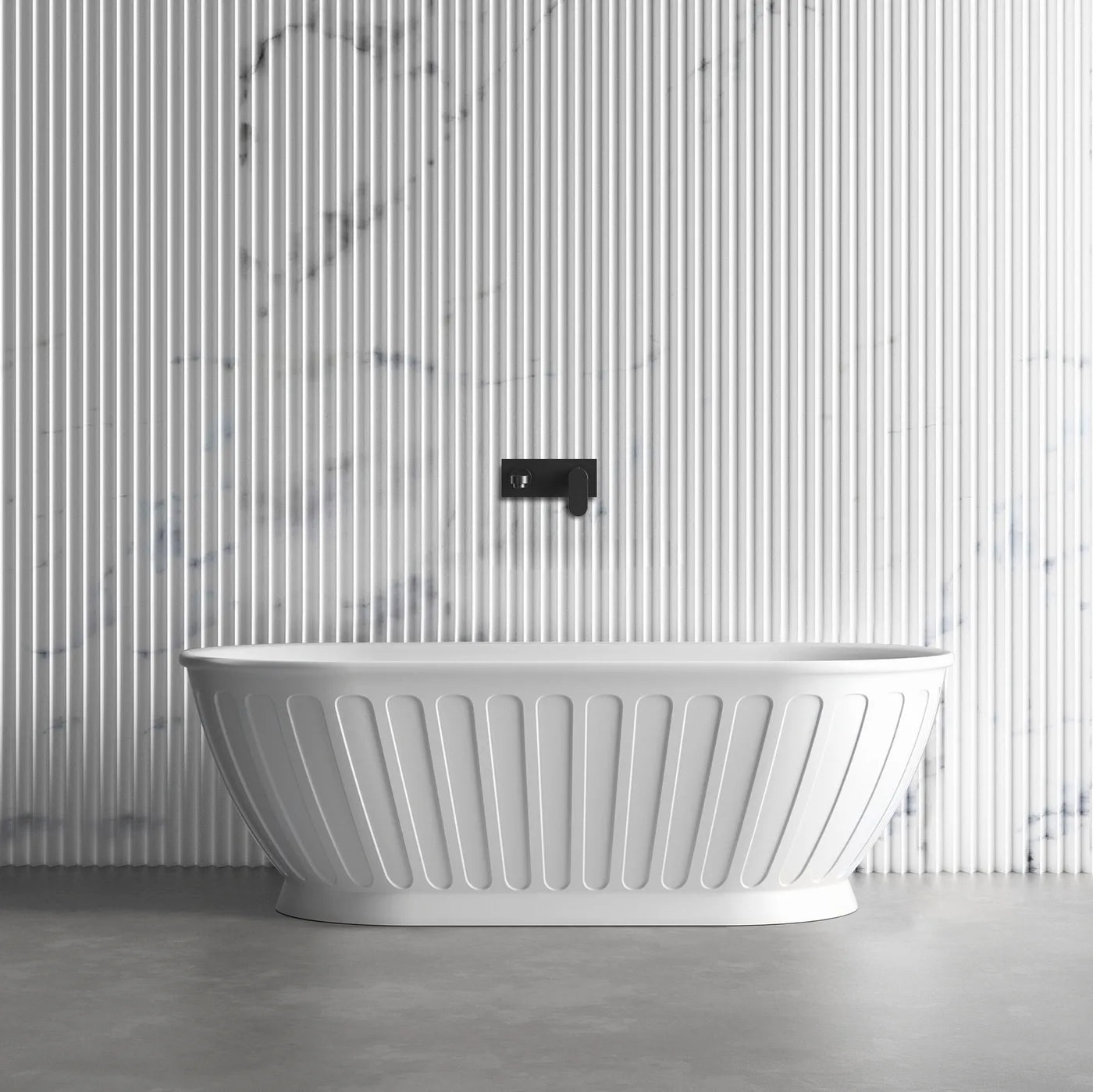 ATTICA KENSINGTON BATH 1700 MATT WHITE