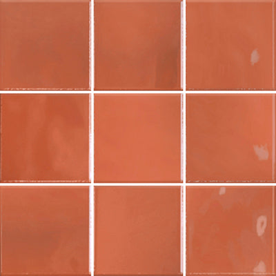 100X100 RETROMIX TERRA ROSS GLOSSY NON-RECT TILES