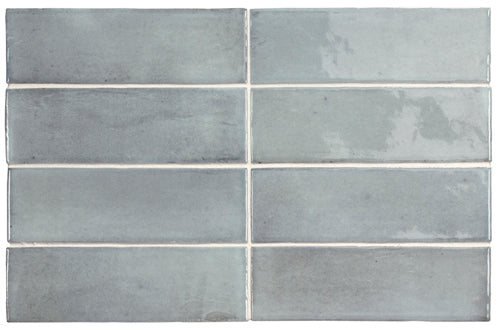 Coco Subway Tiles Blue Grass Gloss 50x150 size - D3-P203