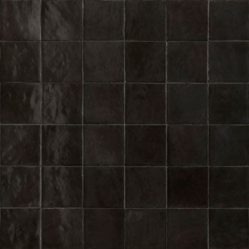 100X100 ZELLIGE CARBONE GLOSS TILES