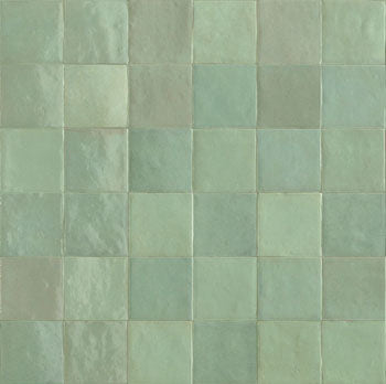 100X100 ZELLIGE TURCHESE GLOSS TILES