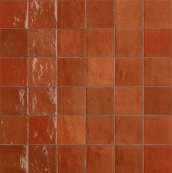 100X100 ZELLIGE CORALLO GLOSS TILES