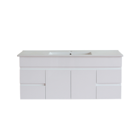 Pavia 1200 Vanity Wall Hung Ceramic Top