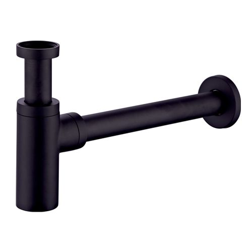 Bottle Trap Round Matte Black