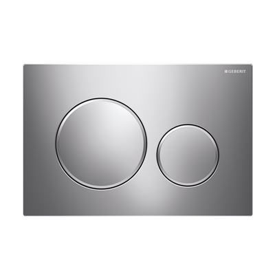 Sigma Dual Flush Button Round Chrome