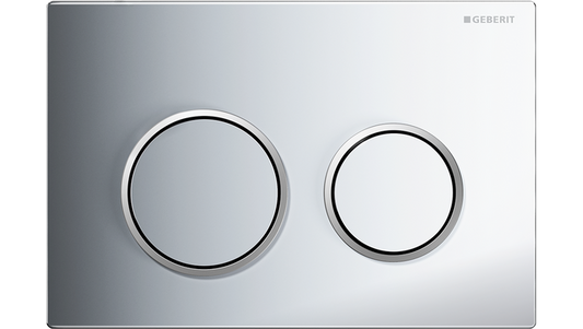 Kappa Dual Flush Button Round Chrome